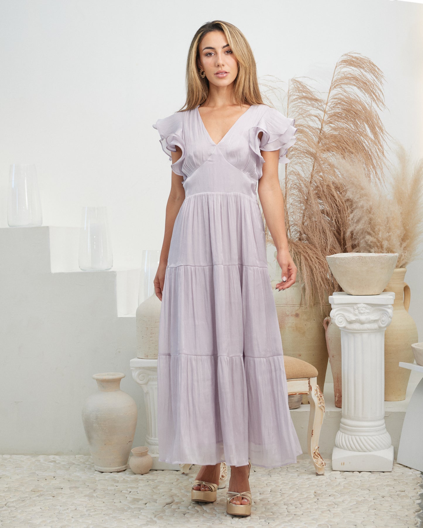 Open Back Maxi Dress