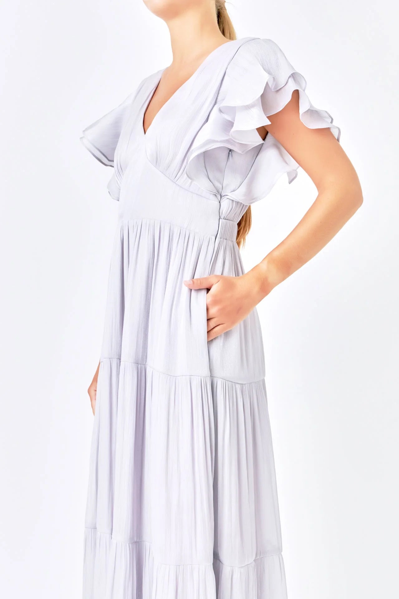 Open Back Maxi Dress