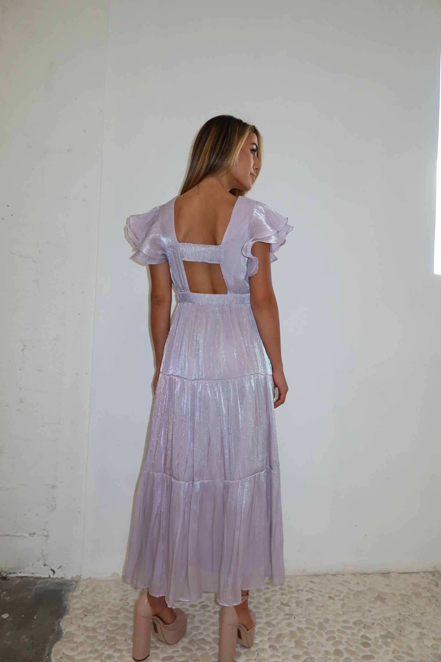 Open Back Maxi Dress