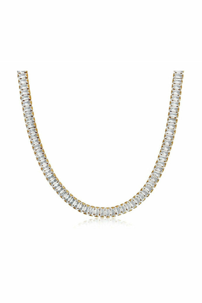 Shayna Baguette Necklace