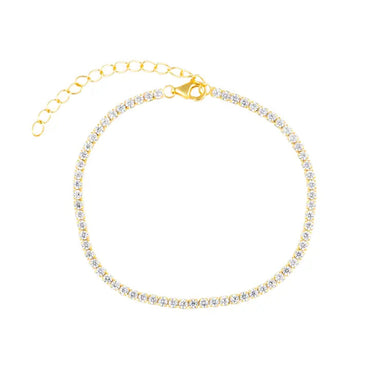 Chloe Tennis Gold Bracelet