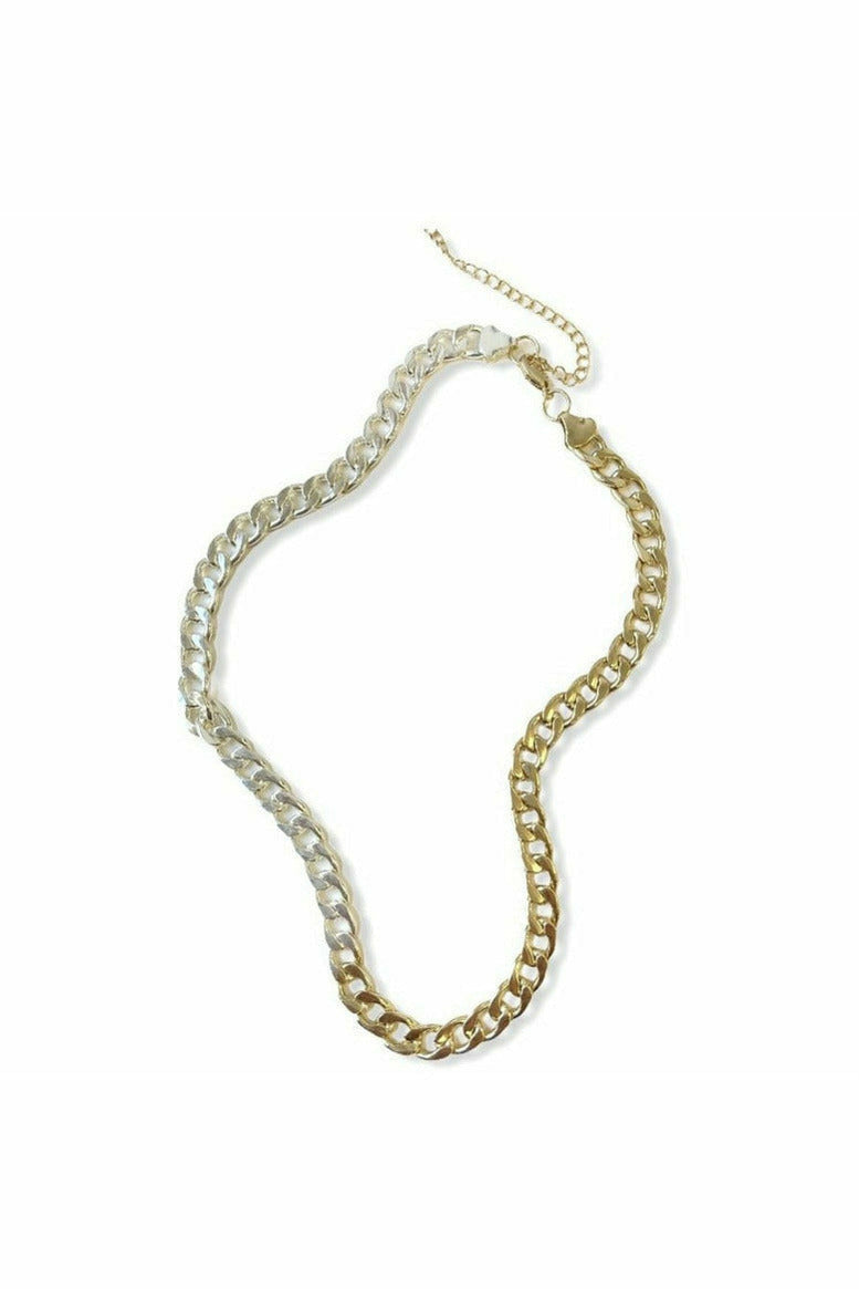 Leila Two Tone Necklace