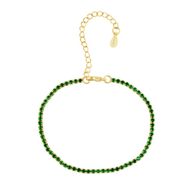 Chloe Tennis Bracelet  Emerald