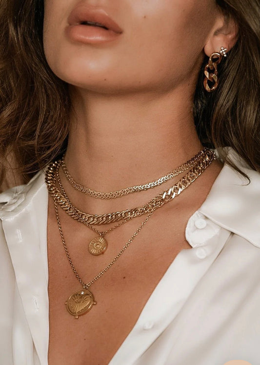 Gigi Double Coin Necklace