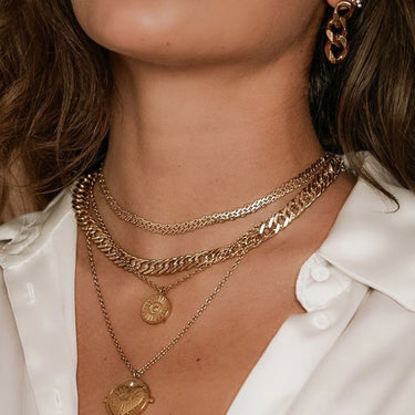 Gigi Double Coin Necklace