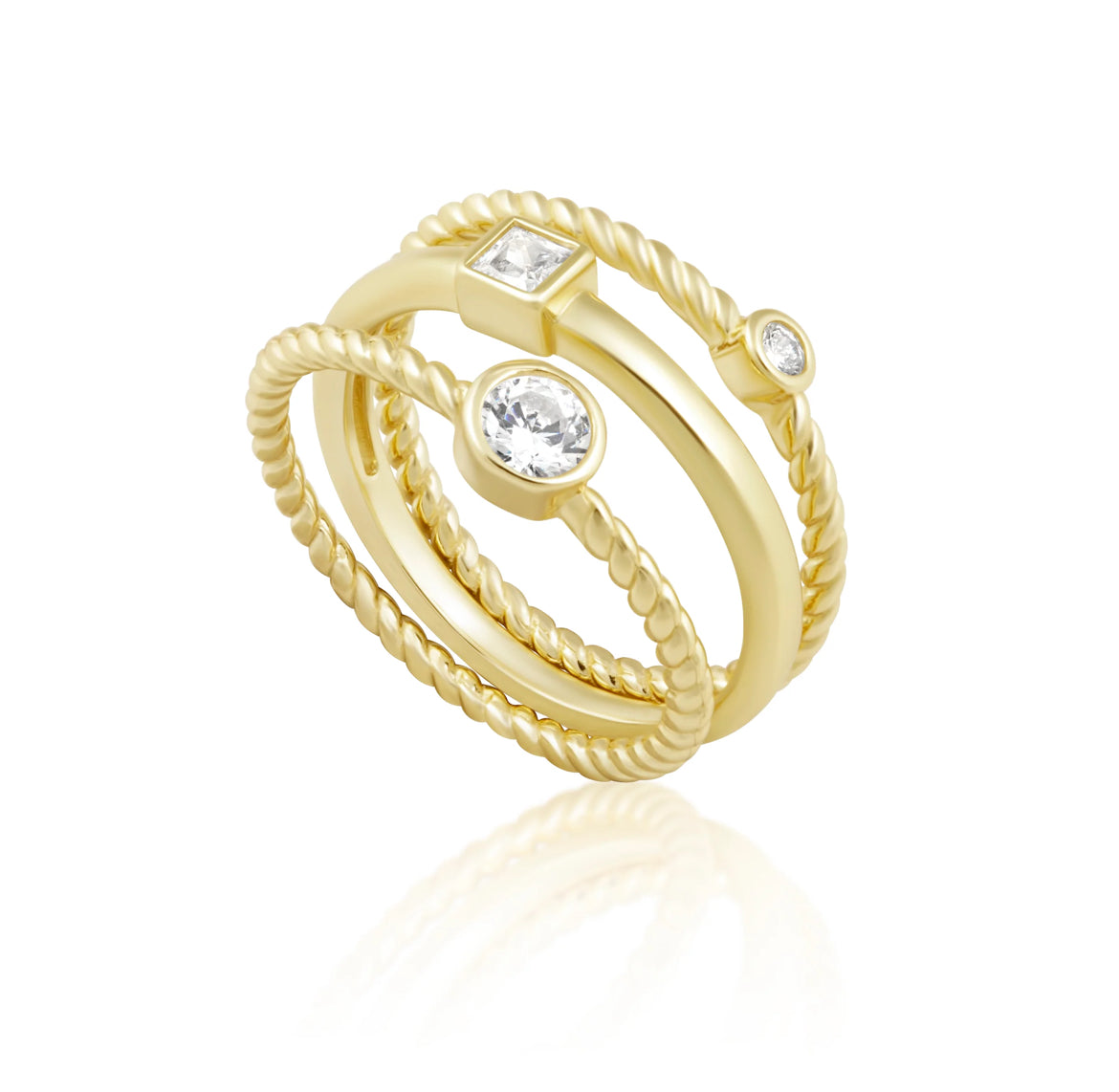 Enamel Stackable Ring – Sahira Jewelry Design