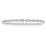 Bezel Tennis Bracelet - Silver