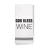 God Bless Wine Dish Towel